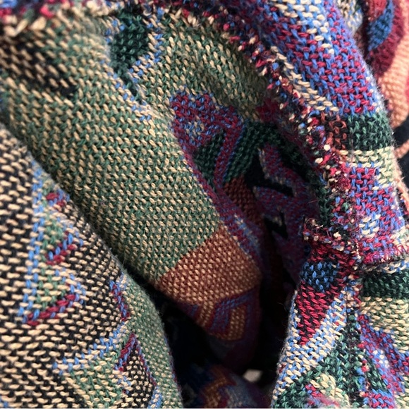 Unique Handmade Aztec Print Colorful Boho Jacket - Picture 9 of 11